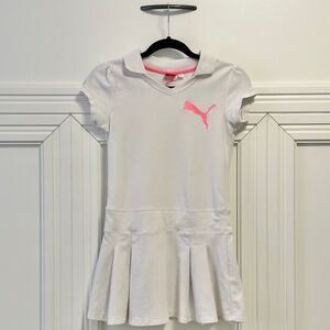 Puma Girls White Tennis Dress (8/10)